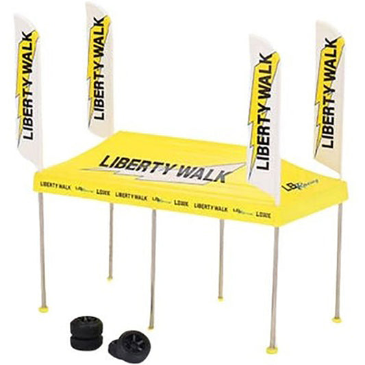 Paddock Service Tent Set "Liberty Walk Racing" (Yellow)
