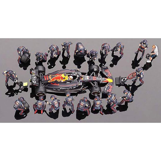 Sergio Perez's 2022 Oracle Red Bull Racing RB18 #11 Formula 1 Pit Crew Set