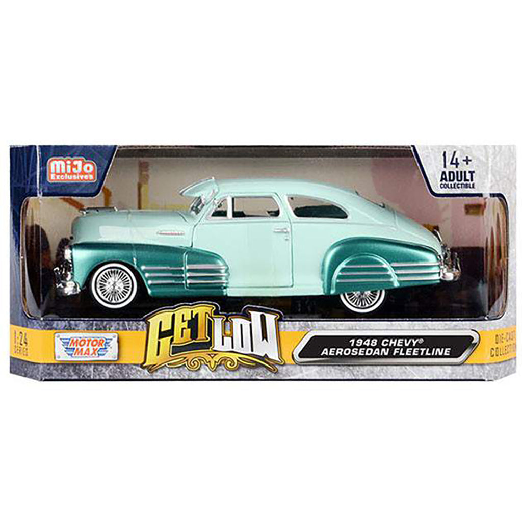 1948 Chevy Aerosedan Fleetline Lowrider (Pastel Green/Green Metallic)