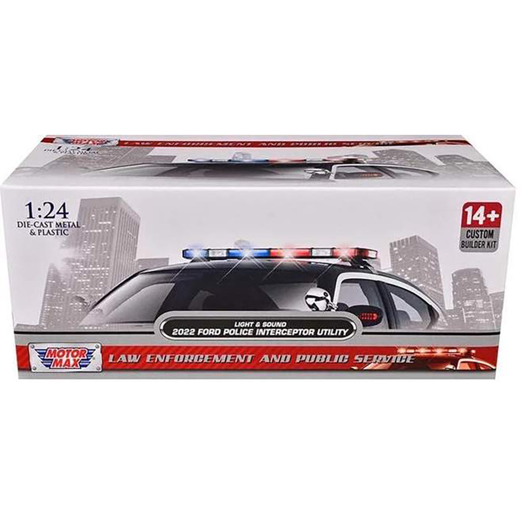2022 Ford Police Interceptor Utility (White - Undecorated) "Lights & Sounds"