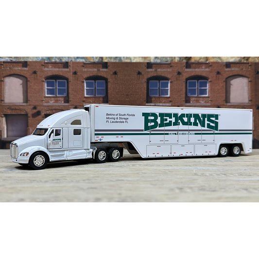 Kenworth T700 w/Moving Van Trailer "Bekins of South Florida Moving & Storage of Ft. Lauderdale, Florida, Agent for Bekins Van Line - Nation-Wide Moving"