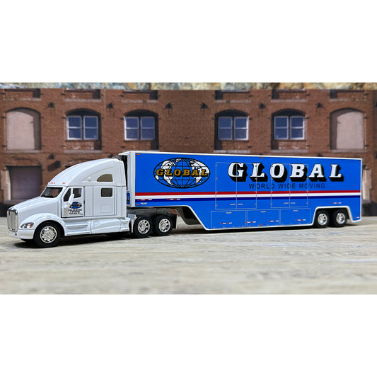 Kenworth T700 w/Moving Van Trailer "Conlon Moving & Storage of Pawtucket, Rhode Island, Agent for Global Van Lines - World Wide Moving"