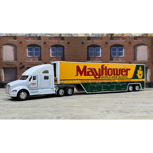 Kenworth T700 w/Moving Van Trailer "Western Transportation Systems Inc. of Pocatello, Idaho, Agent for Mayflower Moving & Storage - World-Wide Movers"