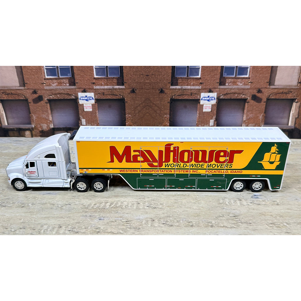 Kenworth T700 w/Moving Van Trailer "Western Transportation Systems Inc. of Pocatello, Idaho, Agent for Mayflower Moving & Storage - World-Wide Movers"