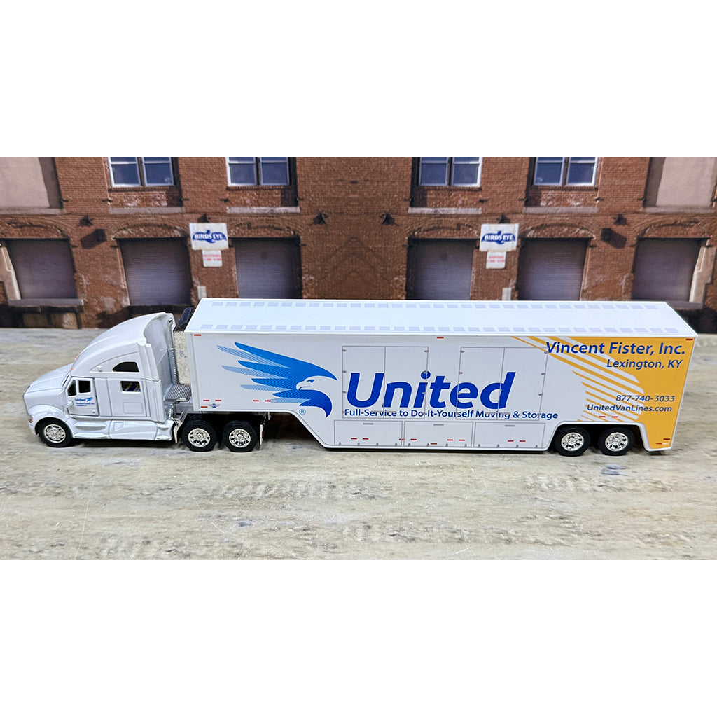 Kenworth T700 w/Moving Van Trailer "Vincent Fister, Inc. Moving & Storage of Lexington, Kentucky, Agent for United Van Lines, Inc. - Full-Service to Do-It-Yourself Moving & Storage"