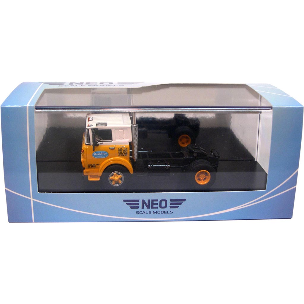 1964 Chevy Steel Tilt Sleeper-Cab COE Tractor "McCarthy Trucking Inc." (Yellow/White)