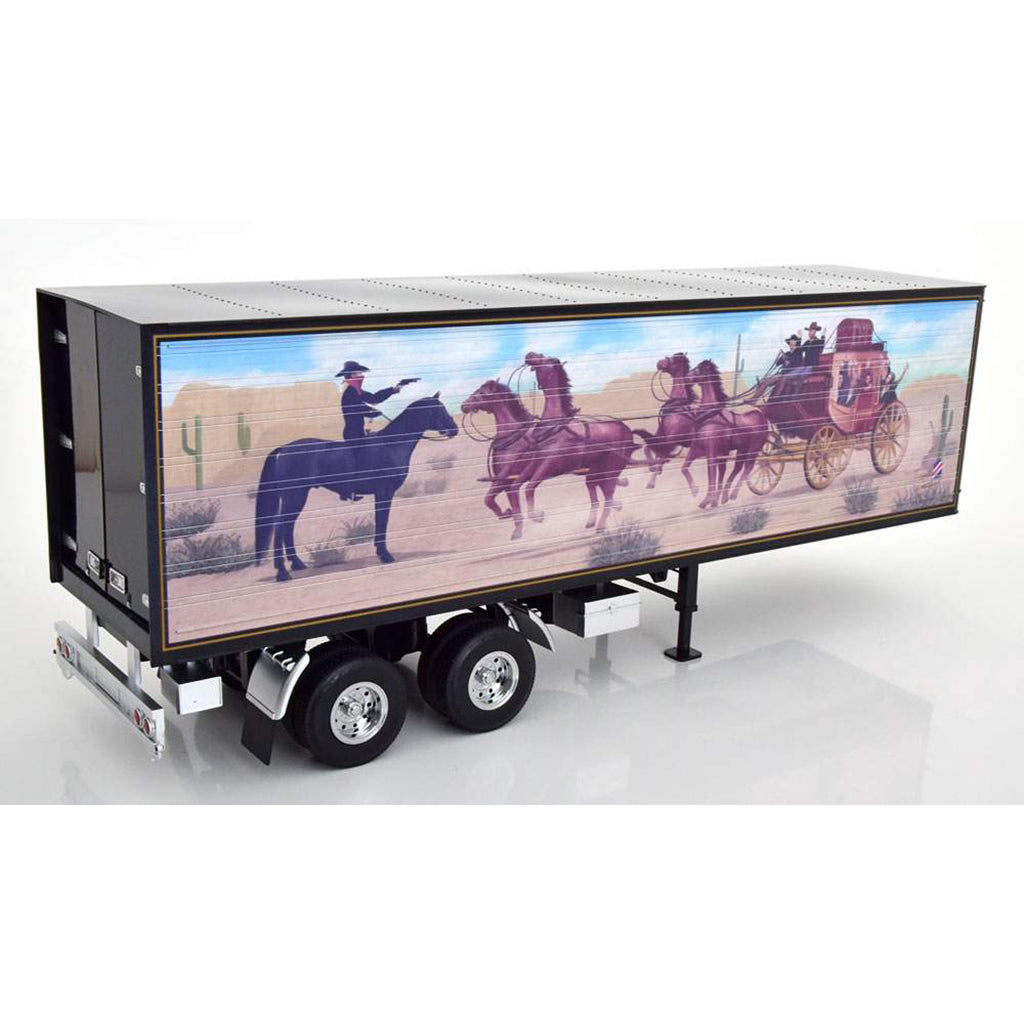Dry Van Trailer "Bandit Trucking" (Black/Mural)