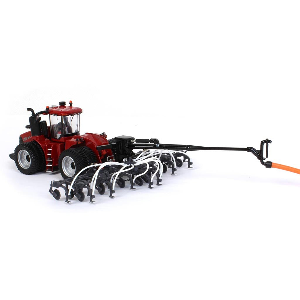 Case IH Steiger 4WD Tractor with Puck Manure Dietrich Toolbar with Mounted Swingarm