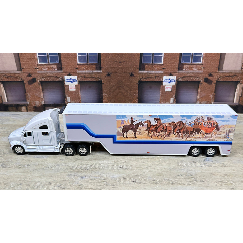 Kenworth T700 w/Moving Van Trailer Tribute to the Bandit and Snowman's Truck from "Smokey and the Bandit II" (1980)
