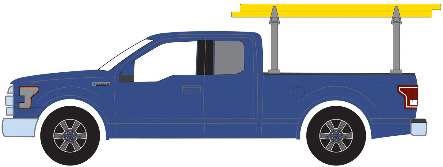 2015 Ford F-150 w/Ladder Rack (Blue)