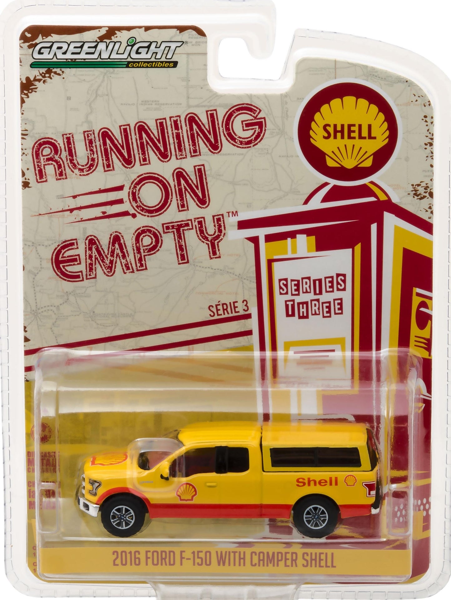 2016 Ford F-150 Pick-up w/Camper Top "Shell Oil"