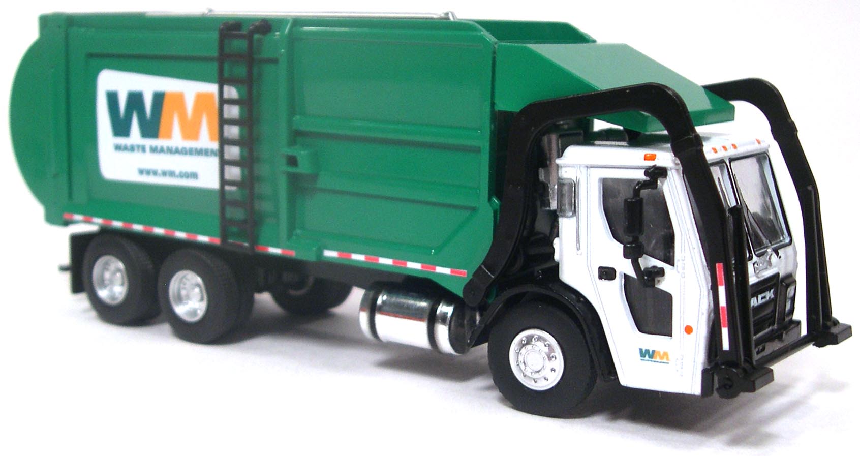 2019 Mack LR Front Load Refuse Truck "Custom - Waste Management" (Green/White)