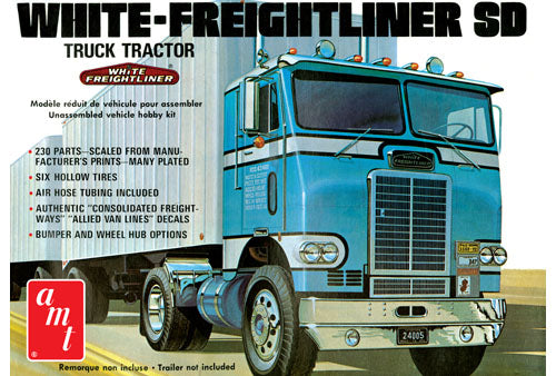 White-Freightliner Single-Axle COE Tractor (Model Kit)