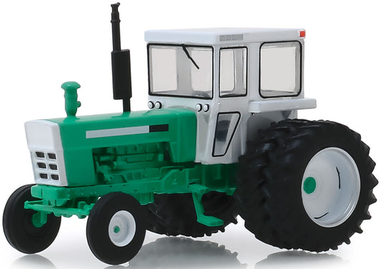 1972 White Oliver G-1355 with Enclosed Cab and Dual Rear Wheels (Green/White)
