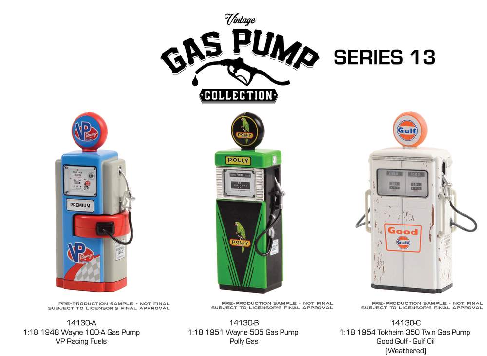 Vintage Gas Pump Collection Series 13 (Set of 3) – Heartland Diecast &  Promotions, LLC