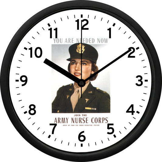Join the Army Nurse Corps Wall Clock