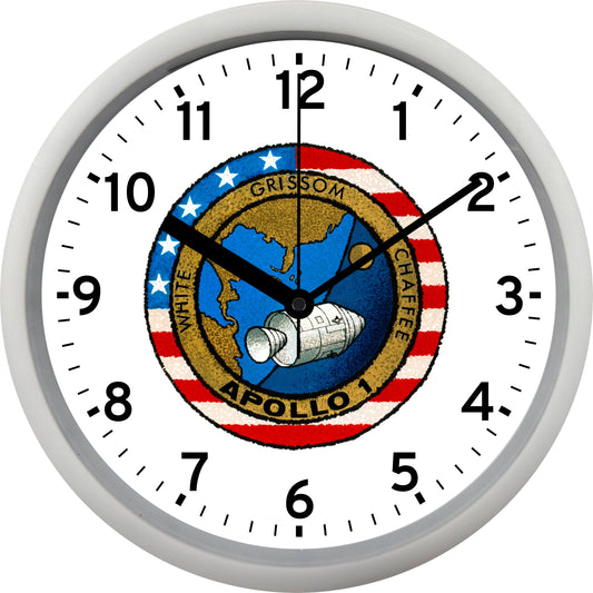 NASA Apollo 1 Wall Clock