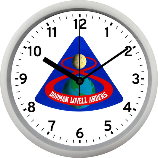 NASA Apollo 8 Wall Clock