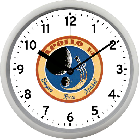 NASA Apollo 14 Wall Clock