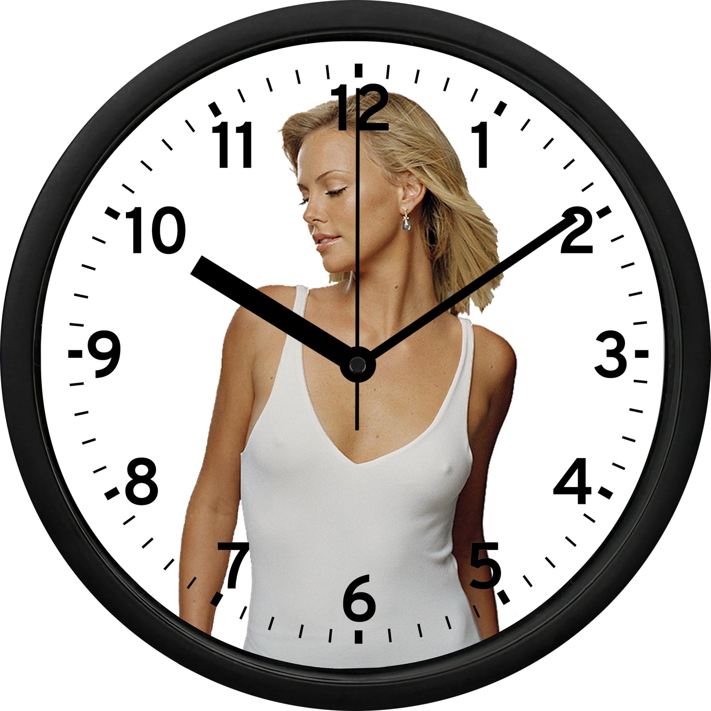 Charlize Theron Wall Clock