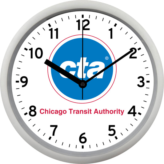 Chicago Transit Authority "CTA" Bus & Rail Wall Clock