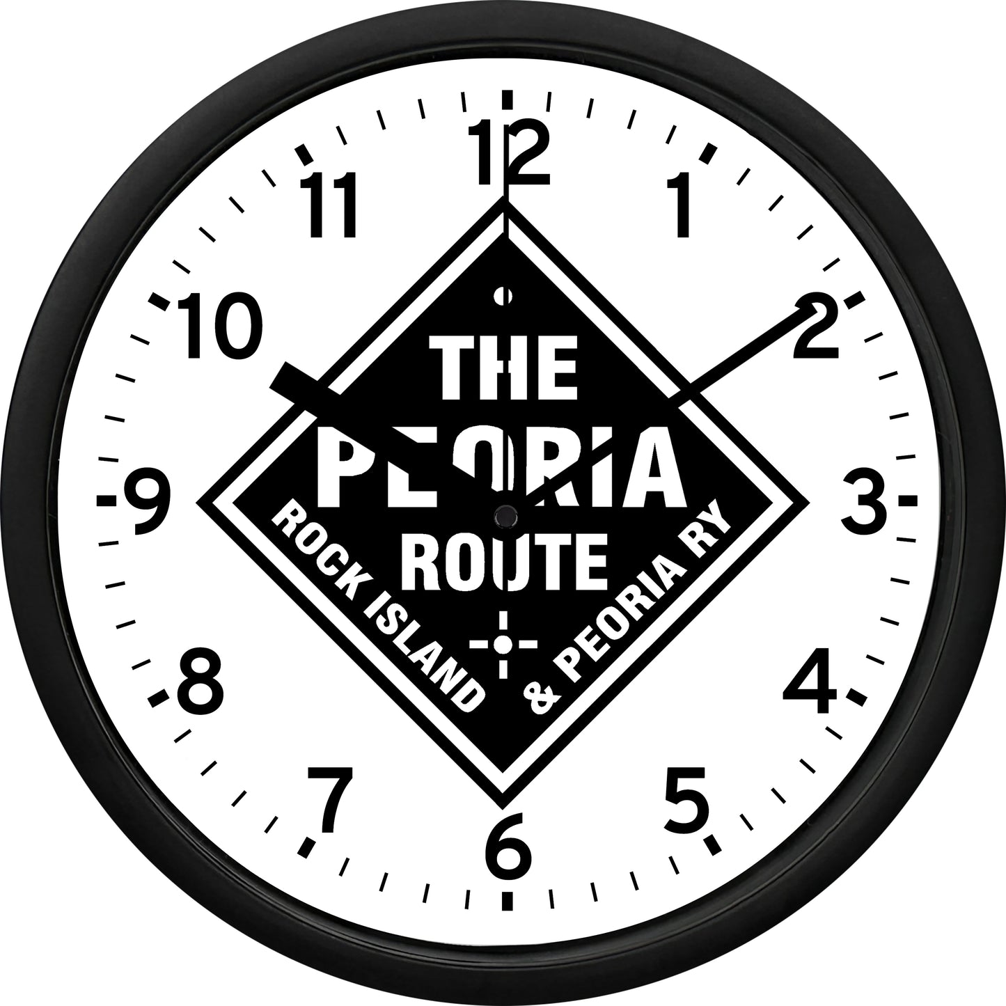 Rock Island & Peoria Railway Wall Clock
