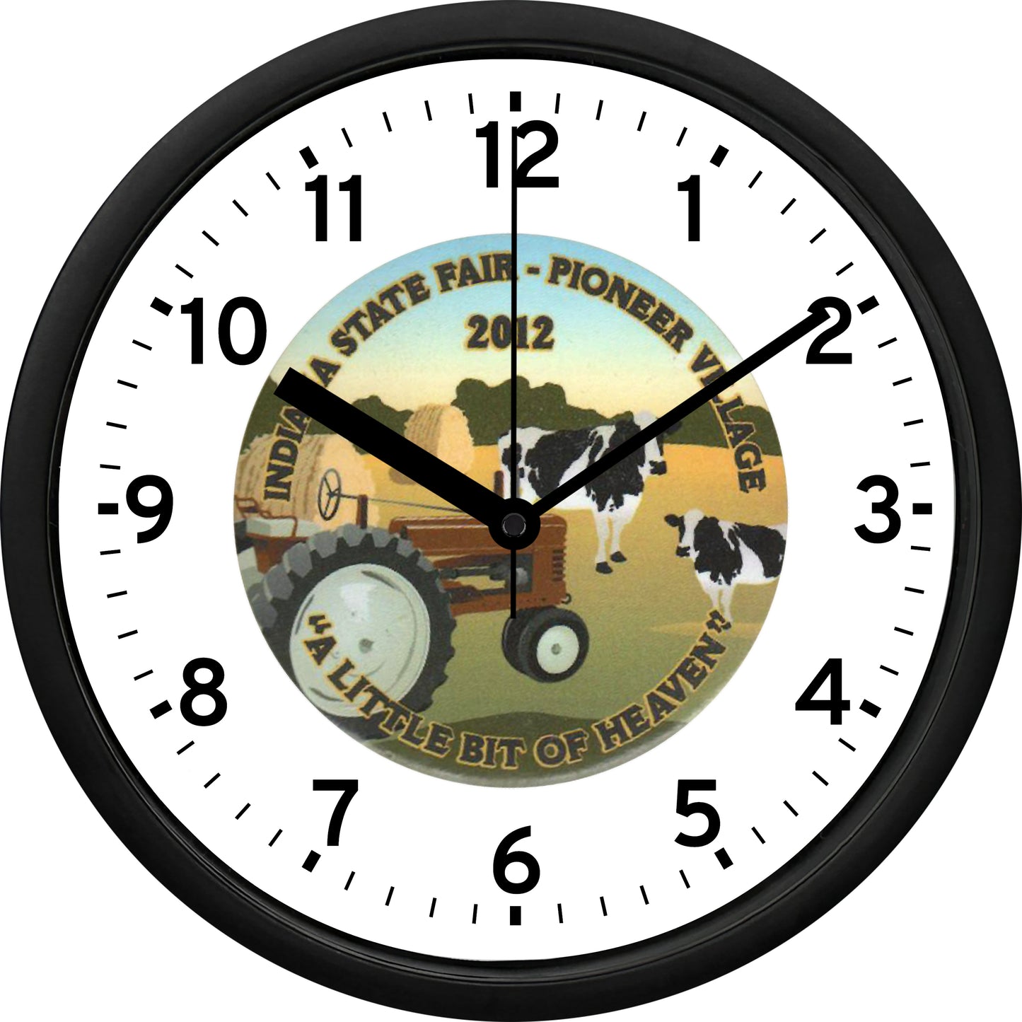 2012 Indiana State Fair - Pioneer Village "A Little Bit of Heaven" Wall Clock