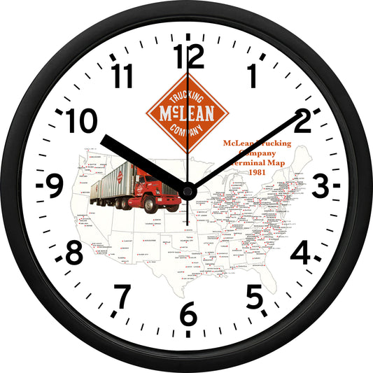 McLean Trucking Company Wall Clock