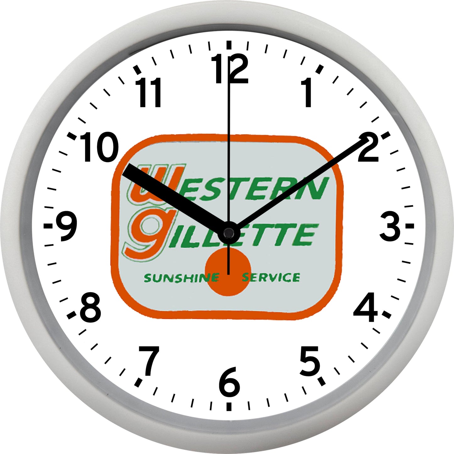 Western Gillette Wall Clock