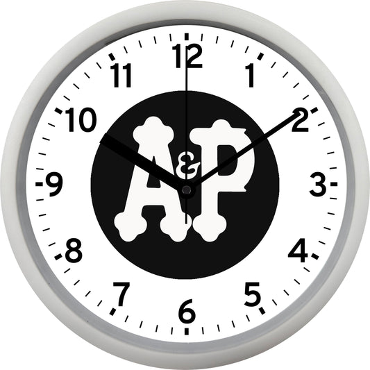 A&P Grocery Stores "The Great Atlantic & Pacific Tea Co." - Logo Used from 1859-1900 Wall Clock