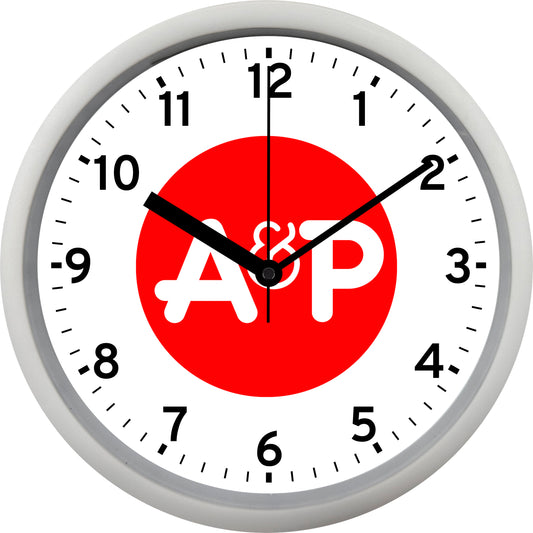 A&P Grocery Stores "The Great Atlantic & Pacific Tea Co." - Logo Used from 2009-2015 Wall Clock