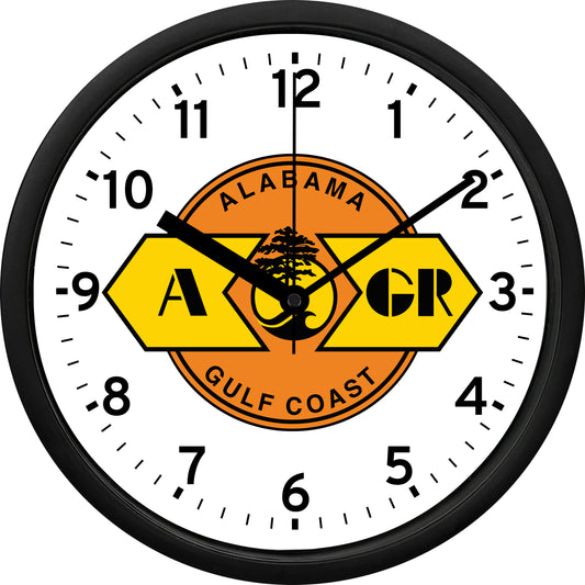 Alabama Gulf Coast Railway Wall Clock