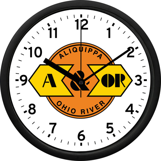 Aliquippa & Ohio River Railroad Wall Clock