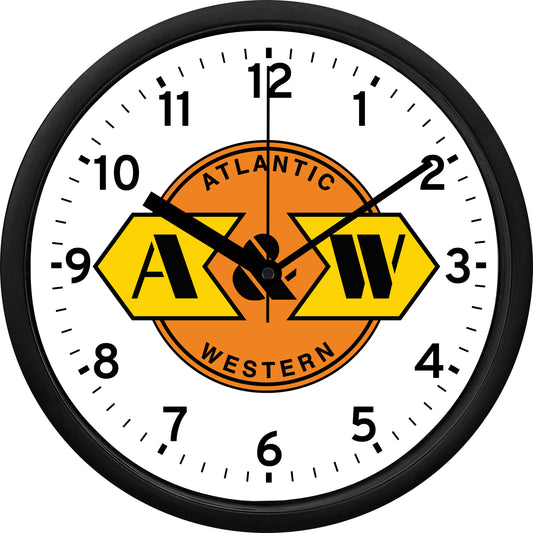 Atlantic & Western Railway Wall Clock