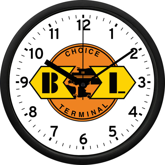 Bay Line Choice Terminal Railroad Wall Clock