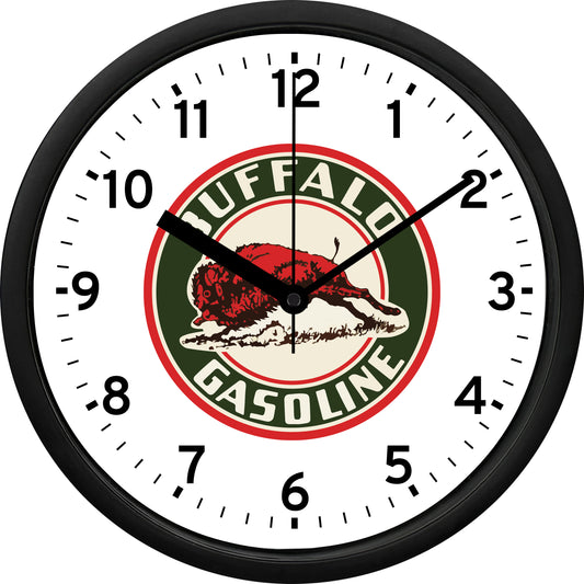 Buffalo Gasoline Wall Clock