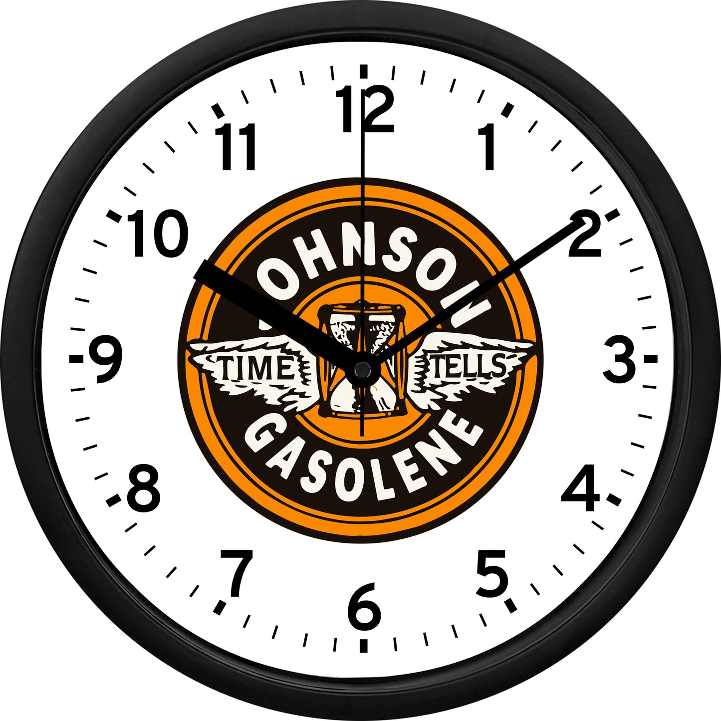 Johnson Gasolene Wall Clock