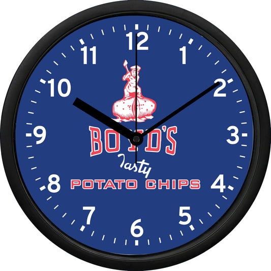Boyd's Tasty Potato Chips Wall Clock