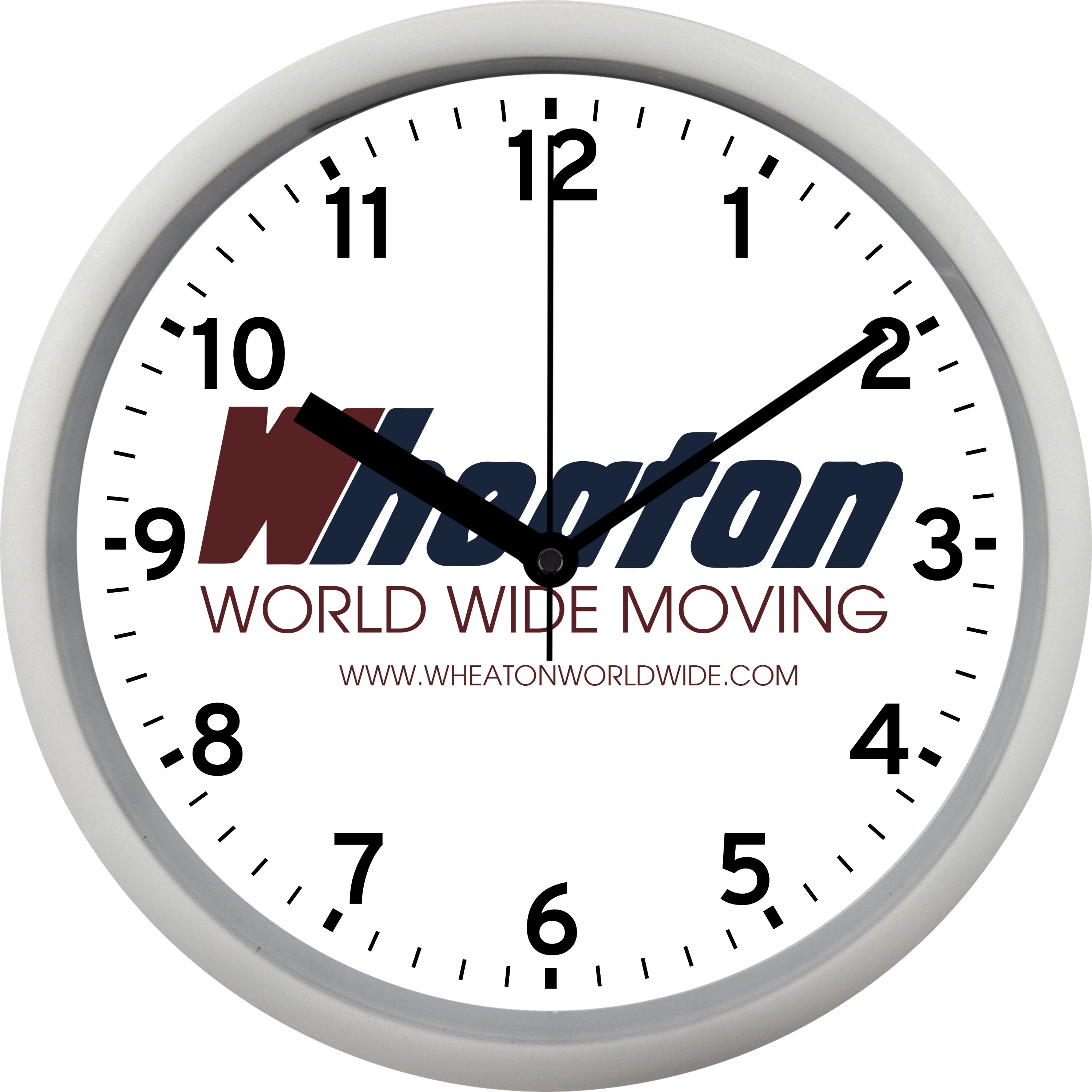 Wheaton World Wide Moving Wall Clock Heartland Diecast Promotions LLC wheaton-world-wide-moving-wall-clock-heartland-diecast-promotions-llc