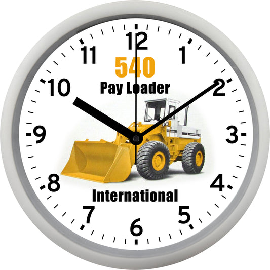 International Harvester Construction "540 Pay Loader" Wall Clock
