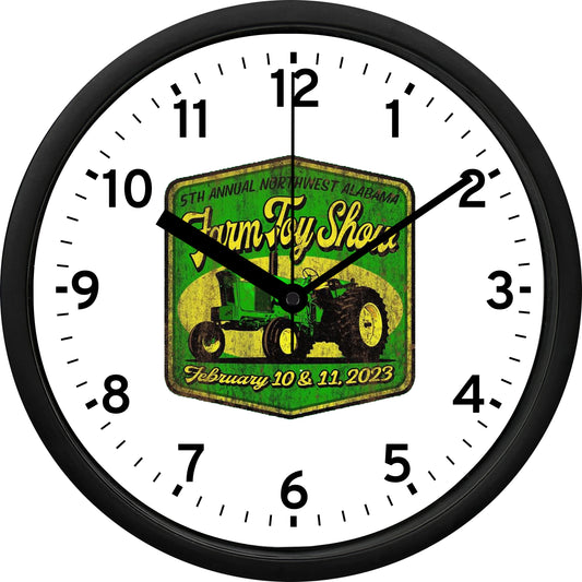 5th Annual Northwest Alabama Farm Toy Show Wall Clock