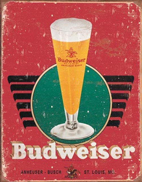 Budweiser - Retro Glass (Weathered)