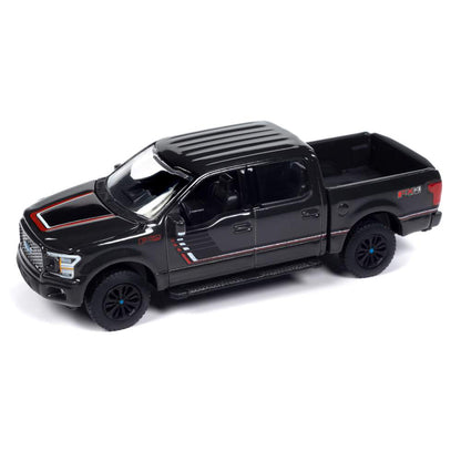 2020 Ford F-150 Lariat FX4 Super-Crew Pickup Truck (Lead Foot Gray w/Hood & Side Stripes)