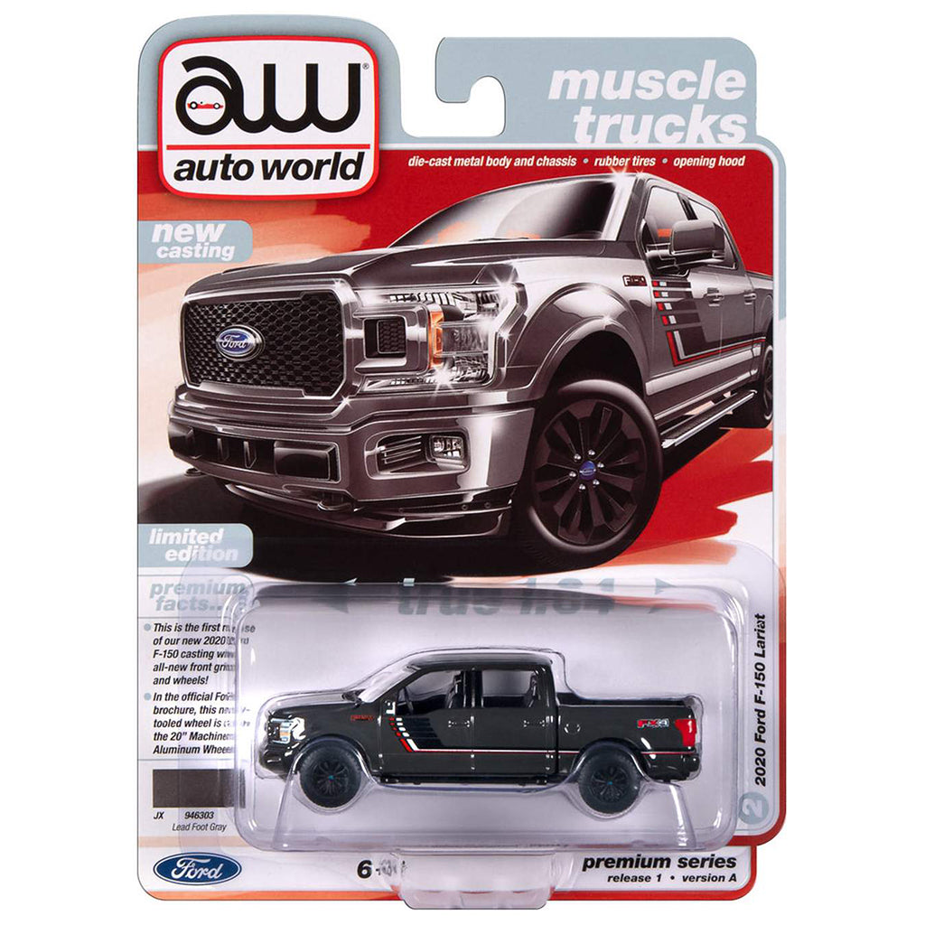 Auto World muscle truck packaging with Ford F-150 Limited model