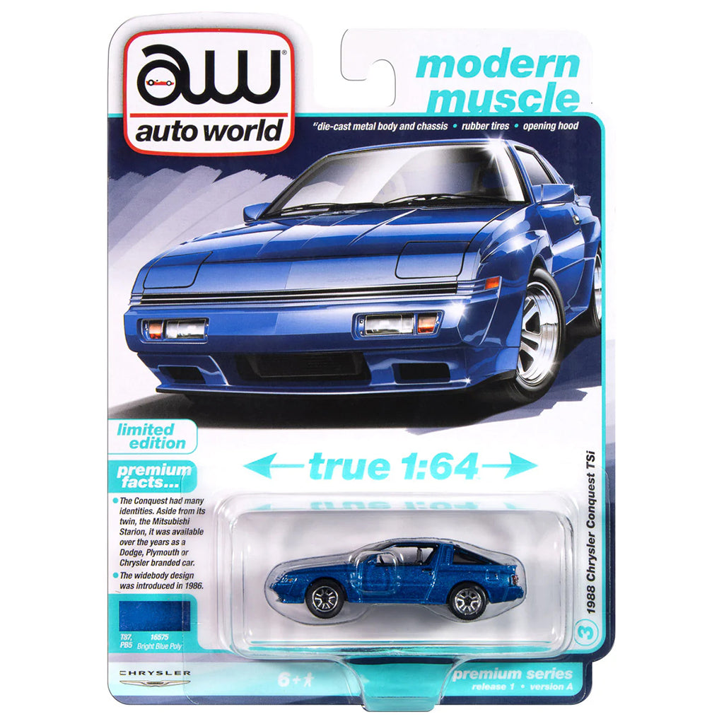 1988 Chrysler Conquest TSi (Bright Blue Poly)