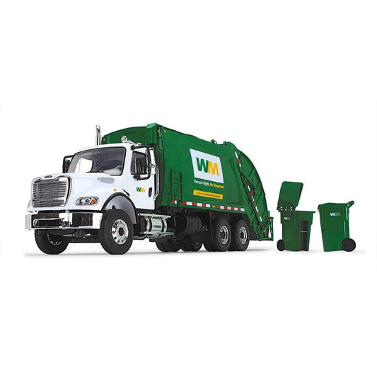 Freightliner M2 Refuse Truck "Waste Management" w/Trash Cans