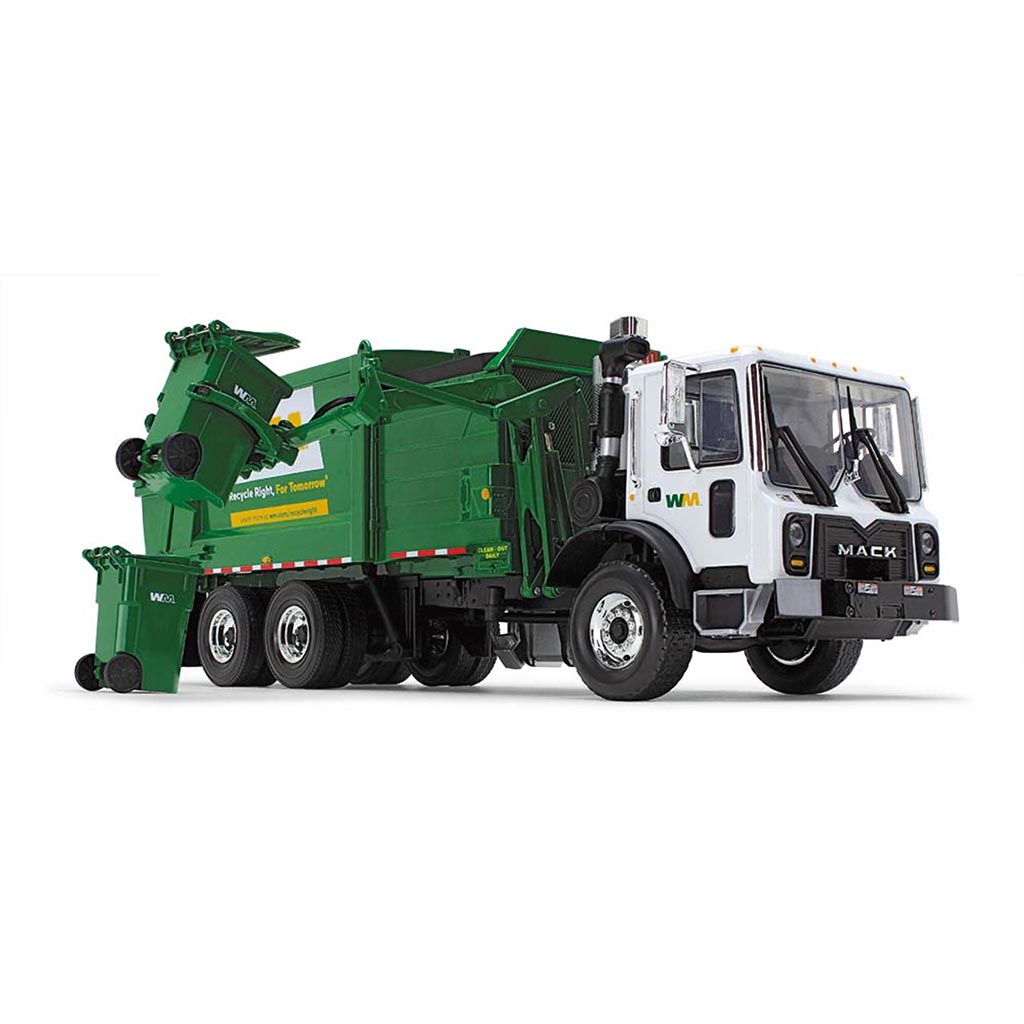 Mack TerraPro w/Heil Side Load Refuse Truck Body w/Bins "Waste Management"