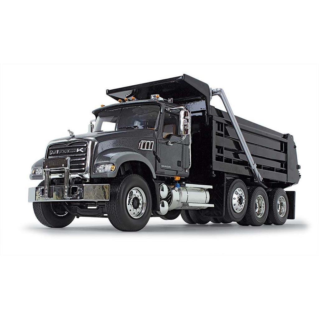 Mack Granite MP Dump Truck (Stormy Grey Metallic/Black)