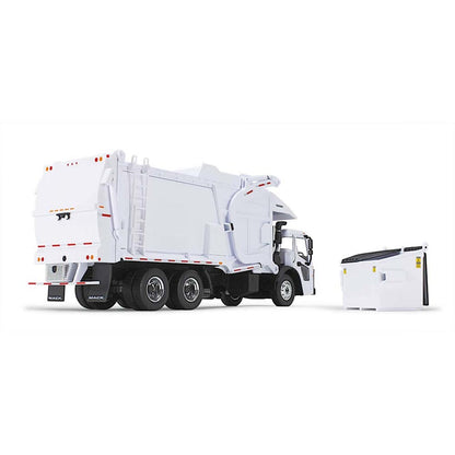 Mack LR w/McNeilus Meridian Front Load Refuse Truck Body and Bin (White)