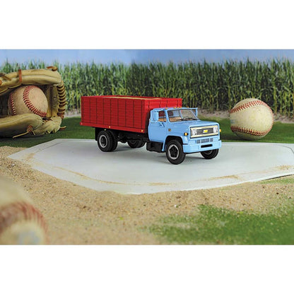 1975 Chevrolet C-65 Grain Truck with Corn Load (Baby Blue/Red)